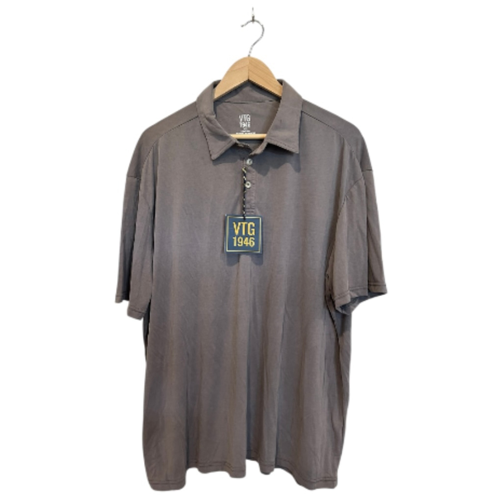 Men's VTG 1946 Grey XXL Polo Shirt‎ NWT